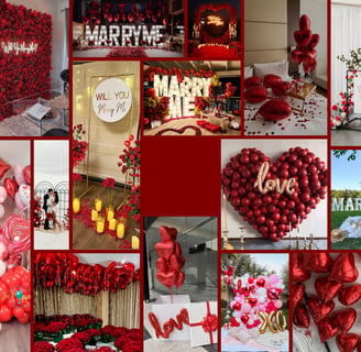 inspiration moodboard for marriage proposal idei cereri in casatorie decor aranjamente