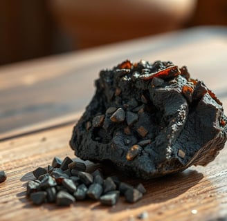 a piece of black coal ore ore ore ore ore ore ore ore ore ore ore