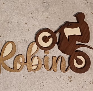 décoration murale pour chambre robin moto