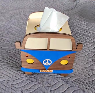 a tissue paper towel holder van combi boite mouchoirs