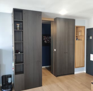 meuble porte coulissante sur mesure