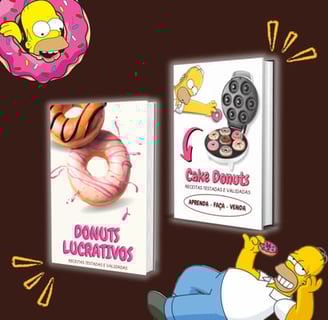 Curso online completo de confeitaria Donut’s Gourmet - Assados e Fritos como ganhar renda extra com cake donuts
