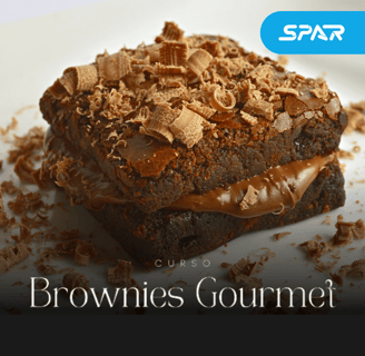 Curso online de confeitaria completo de Brownies Gourmet receitas passo a passo vídeo aulas para renda extra