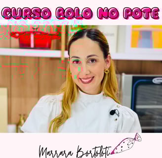 Curso Bolos no Pote 3.0 com Marrara Bortoloti passo a passo video aulas confeitaria renda extra com bolo de pote para vender