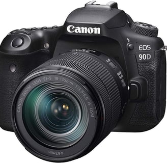 Canon EOS 90D, Sensor: APS-C de 32.5 MP, Video: 4K sin recorte