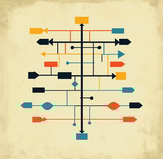modern color org chart