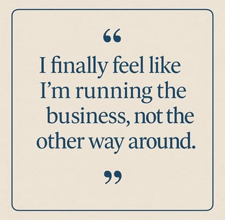 Client testimonial on results from integrated coaching