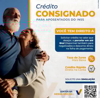 Casal Feliz após fazer Empréstimo Consignado