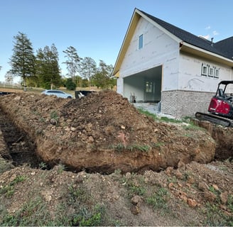 Trenching for Utility Lines
