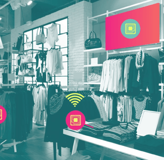 clothing store with RFID technology