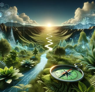 a compass compass with a compass on it
