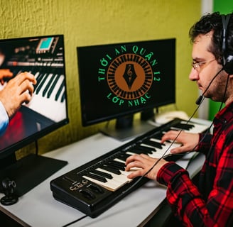 học piano online