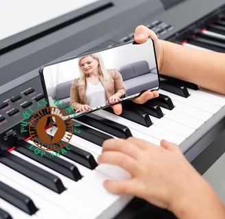 học piano online