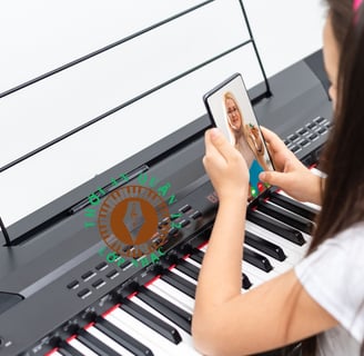 học piano online
