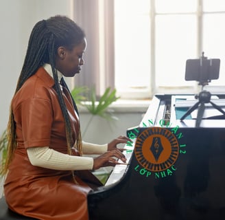 học piano online