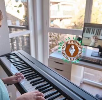 học piano online