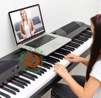 học piano online