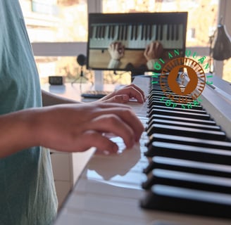 học piano online