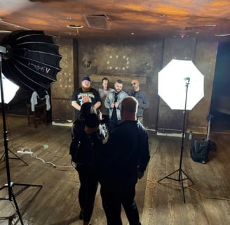 GoodMan Fiske Band Photo Shoot in ACX1 Studio Atlantic City NJ