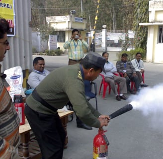 Fire Safety Equipment Training of SK Fire Protection