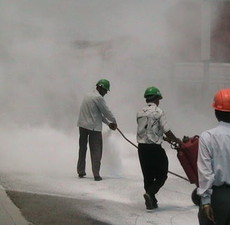 Fire Safety Equipment Training of SK Fire Protection