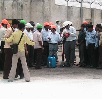 Fire Safety Equipment Training of SK Fire Protection