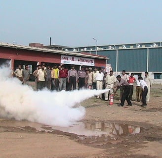 Fire Safety Equipment Training of SK Fire Protection
