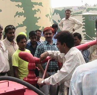 Fire Safety Equipment Training of SK Fire Protection