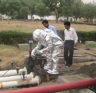 Fire Safety Equipment Training of SK Fire Protection