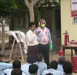 Fire Safety Equipment Training of SK Fire Protection