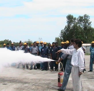 Fire Safety Equipment Training of SK Fire Protection