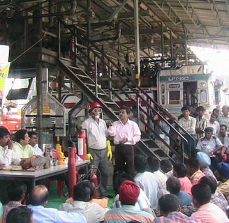 Fire Safety Equipment Training of SK Fire Protection