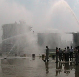 Fire Safety Equipment Training of SK Fire Protection