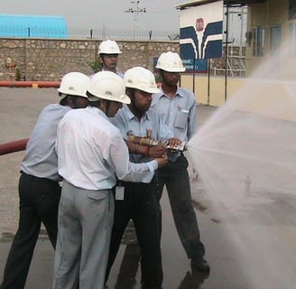 Fire Safety Equipment Training of SK Fire Protection