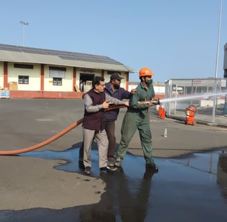 S.K. Fire Protection Gives Training