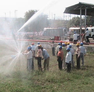 Fire Safety Equipment Training of SK Fire Protection