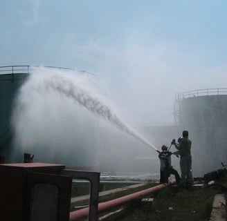 Fire Safety Equipment Training of SK Fire Protection