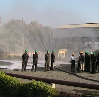 Fire Safety Equipment Training of SK Fire Protection