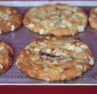 Bakewell Tart Cookies