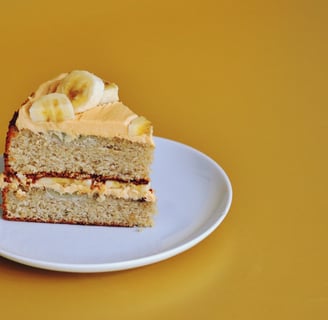 Banoffee Cream Cake (Gluten Free)