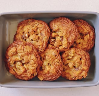 Bread and Butter Pudding Cookies