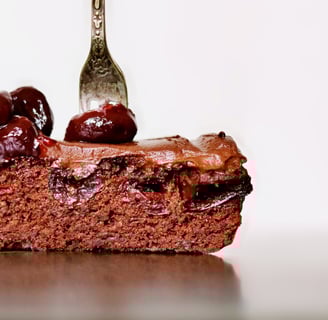Black Forest Gateau Cake (Dairy & Gluten Free)