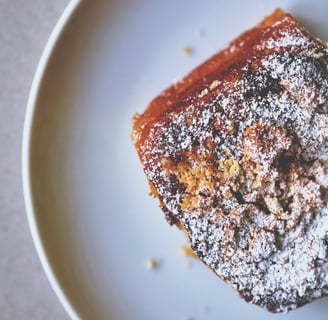 Crumble Topped Frangipane & Mincemeat Buns