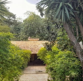 Área para eventos na Chácara Recanto Sereno