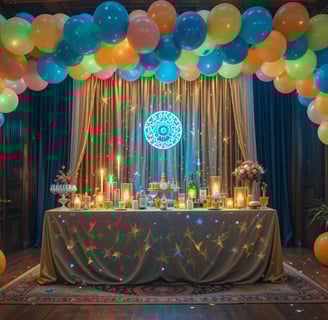 arreglos con globos para fiesta