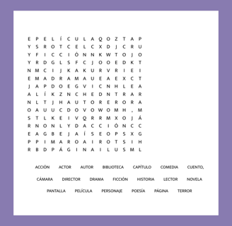 a word search for a word search