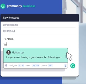 Grammarly business writing