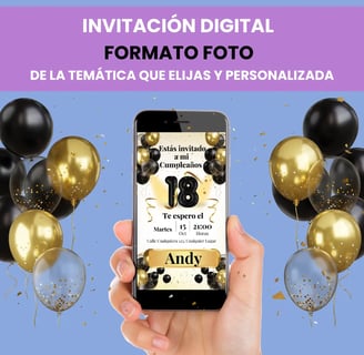 Invitacion digital formato foto - Celebraclick