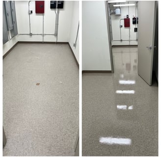 "Floor Cleaning Services in Daytona Beach, FL by TEC Floor Services."