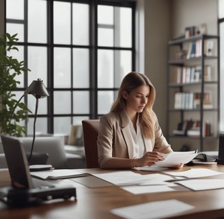 A 3D icon with a play button symbol and a book graphic is centered against a solid blue background. The icon is designed in white and shades of blue, with a modern and sleek appearance.